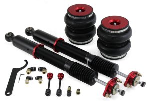 BMW M3 Suspension Lift Kit - Rear - Air Lift - Air Lift Performance 2B6 double-bellows spring with 30-way damping adjustable shocks - Red - `99-`06